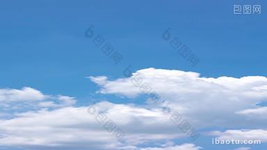竖屏移动的蓝天白云延时4k